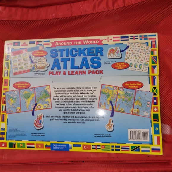 Rare edition: Around the World Sticker Atlas Play and Learn Pack - Picture 2 of 7